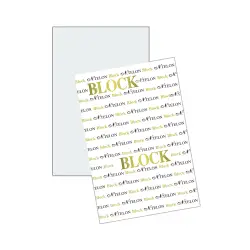 NTELON ΜΠΛΟΚ 14x20cm 200 ΦΥΛΛΑ ΛΕΥΚΟ 5 ΤΕΜΑΧΙΑ (Το προιόν πωλείται σε μεμονωμένα τεμάχια του ενός)