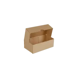 METRON ΚΟΥΤΙ ΔΙΑΝΟΜΗΣ ΧΑΡΤΙΝΟ ΚΡΑΦΤ 17x8x5cm ΚΑΦΕ 100 ΤΕΜΑΧΙΑ (Το προιόν πωλείται σε μεμονωμένα τεμάχια του ενός)