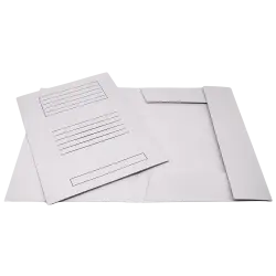LEIZER ΦΑΚΕΛΟΣ ΜΕ ΑΥΤΙΑ ΧΑΡΤΙΝΟΣ ΜΑΝΙΛΑ 26x35cm ΓΚΡΙ  (Το προιόν πωλείται σε μεμονωμένα τεμάχια του ενός)