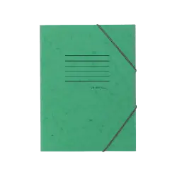 LEIZER ΝΤΟΣΙΕ ΜΕ ΛΑΣΤΙΧΟ ΠΡΕΣΠΑΝ ΓΡΑΜΜΕΣ 26x34cm ΠΡΑΣΙΝΟ 50 ΤΕΜΑΧΙΑ (Το προιόν πωλείται σε μεμονωμένα τεμάχια του ενός)