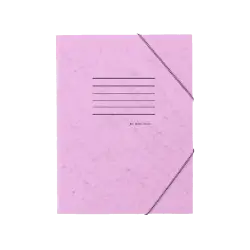 LEIZER ΝΤΟΣΙΕ ΜΕ ΛΑΣΤΙΧΟ ΠΡΕΣΠΑΝ ΓΡΑΜΜΕΣ 26x34cm ΡΟΖ 50 ΤΕΜΑΧΙΑ (Το προιόν πωλείται σε μεμονωμένα τεμάχια του ενός)