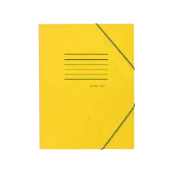 LEIZER ΝΤΟΣΙΕ ΜΕ ΛΑΣΤΙΧΟ ΠΡΕΣΠΑΝ ΓΡΑΜΜΕΣ 26x34cm ΚΙΤΡΙΝΟ 50 ΤΕΜΑΧΙΑ (Το προιόν πωλείται σε μεμονωμένα τεμάχια του ενός)