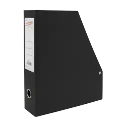 LEIZER ΑΡΧΕΙΟΘΗΚΗ FIBER 28x32x8cm ΜΑΥΡΟ