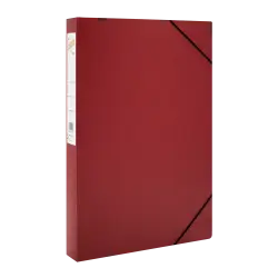 LEIZER ΚΟΥΤΙ ΜΕ ΛΑΣΤΙΧΟ FIBER 25x35x5cm ΜΠΟΡΝΤΩ