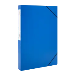 LEIZER ΚΟΥΤΙ ΜΕ ΛΑΣΤΙΧΟ FIBER 25x35x5cm ΜΠΛΕ