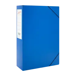 LEIZER ΚΟΥΤΙ ΜΕ ΛΑΣΤΙΧΟ FIBER 25x35x8cm ΜΠΛΕ