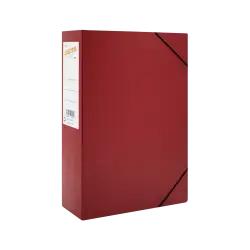 LEIZER ΚΟΥΤΙ ΜΕ ΛΑΣΤΙΧΟ FIBER 25x35x11cm ΜΠΟΡΝΤΩ