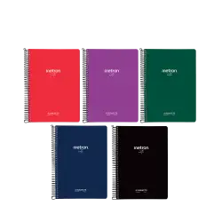 METRON NOTE ΤΕΤΡΑΔΙΟ ΡΙΓΕ 120 ΦΥΛΛΑ 4 ΘΕΜΑΤΑ 17x25cm 80g/m² ΣΠΙΡΑΛ ΑΣΦΑΛΕΙΑΣ CORE (Το προιόν πωλείται σε μεμονωμένα τεμάχια του