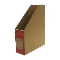 METRON ΑΡΧΕΙΟΘΗΚΗ ΟΙΚΟΛΟΓΙΚΗ 25x33x8cm ΚΟΚΚΙΝΗ