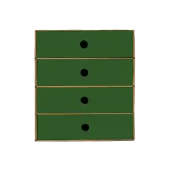 METRON ΣΥΡΤΑΡΙΕΡΑ ΟΙΚΟΛΟΓΙΚΗ ΜΕ ΤΡΥΠΕΣ 4 ΘΕΣΕΩΝ ΠΡΑΣΙΝΗ