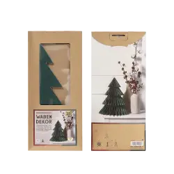 FOLIA ΔΕΝΤΡΟ ΧΡΙΣΤΟΥΓΕΝΝΙΑΤΙΚΟ ΧΑΡΤΙΝΟ 32cm ΠΡΑΣΙΝΟ