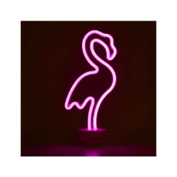 MUITOMAS ΦΩΤΙΣΤΙΚΟ ΕΠΙΤΡΑΠΕΖΙΟ ΝΕΟΝ 5V/1.A 5W 27.5x18.5x4.3cm ΦΛΑΜΙΝΓΚΟ