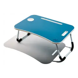 MUITOMAS ΤΡΑΠΕΖΙ LAPTOP/TABLET ΦΟΡΗΤΟ ΑΝΑΔΙΠΛΟΎΜΕΝΟ ΜΕ ΠΟΤΗΡΟΘΗΚΗ 60x40x26cm ΜΠ?