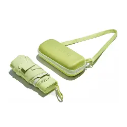 MUITOMAS ΟΜΠΡΕΛΑ ΜΕ ΘΗΚΗ ΤΣΑΝΤΑΚΙ 16.5x7.5x4.5cm ΠΡΑΣΙΝΗ