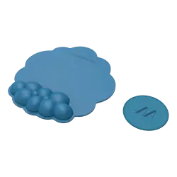 MUITOMAS MOUSE PAD ΕΡΓΟΝΟΜΙΚΟ & ΣΟΥΒΕΡ 29x27.3cm ΜΠΛΕ