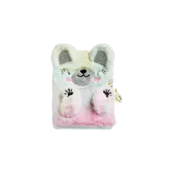 BACK2FUN ΗΜΕΡΟΛΟΓΙΟ ΜΕ ΚΛΕΙΔΑΡΙΑ ΡΙΓΕ 80 ΦΥΛΛΑ 13.1x18.2x2cm FLUFFY ΑΡΚΟΥΔΑΚΙ