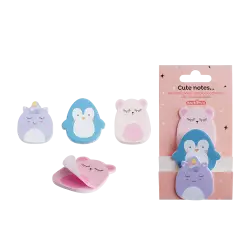 BACK2FUN ΧΑΡΤΙ ΣΗΜΕΙΩΣΕΩΝ ΑΥΤΟΚΟΛΛΗΤΟ MINI BLISTER 3 ΤΕΜΑΧΙΑ 60Φ 80gsm CUTE JOY