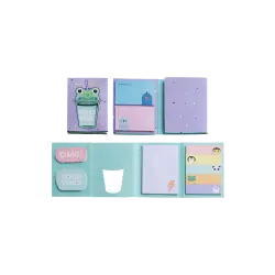 BACK2FUN ΧΑΡΤΙ ΣΗΜΕΙΩΣΕΩΝ ΑΥΤΟΚΟΛΛΗΤΟ ΑΛΜΠΟΥΜ ΣΕΤ 10 ΤΕΜΑΧΙΑ 250 ΦΥΛΛΑ 8