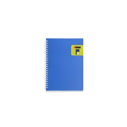 MIQUELRIUS ΤΕΤΡΑΔΙΟ ΛΕΥΚΟ ΣΠΙΡΑΛ PP 80 ΦΥΛΛΑ 14.6x21cm 80gsm BRIGHT ΜΠΛΕ