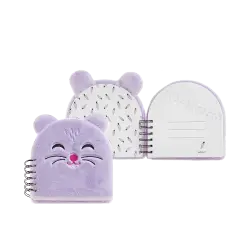 BACK2FUN ΣΗΜΕΙΩΜΑΤΑΡΙΟ ΡΙΓΕ ΣΠΙΡΑΛ 80 ΦΥΛΛΑ 16x16cm 80gsm FLUFFY HAMSTER