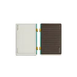 MIQUELRIUS ΣΗΜΕΙΩΜΑΤΑΡΙΟ ΡΙΓΕ ΚΟΥΚΙΔΕΣ 96 ΦΥΛΛΑ 14.2x20.8cm 80gsm DOUBLE ΓΚΡΙ