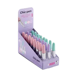 BACK2FUN ΒΙΤΡΙΝΑ ΓΕΜΑΤΗ ΣΤΥΛΟ BALLPOINT ΚΑΠΑΚΙ ΜΠΛΕ ΜΕΛΑΝΙ 0.7mm GLITTER ΑΣΣΟΡΤ? (Το προιόν πωλείται σε μεμονωμένα τεμάχια του ε