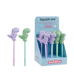 BACK2FUN ΒΙΤΡΙΝΑ ΓΕΜΑΤΗ ΣΤΥΛΟ BALLPOINT ΚΑΠΑΚΙ ΜΠΛΕ ΜΕΛΑΝΙ 0.7mm SQUISHY ΑΣΣΟΡΤ? (Το προιόν πωλείται σε μεμονωμένα τεμάχια του ε