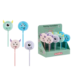 BACK2FUN ΒΙΤΡΙΝΑ ΓΕΜΑΤΗ ΜΟΛΥΒΙ POMPOM MONSTER ΑΣΣΟΡΤΙ 12 ΤΕΜΑΧΙΑ (Το προιόν πωλείται σε μεμονωμένα τεμάχια του ενός)