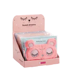 BACK2FUN ΒΙΤΡΙΝΑ ΓΕΜΑΤΗ ΜΑΣΚΑ ΥΠΝΟΥ FLUFFY ΑΣΣΟΡΤΙ 12 ΤΕΜΑΧΙΑ (Το προιόν πωλείται σε μεμονωμένα τεμάχια του ενός)