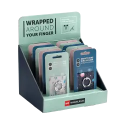 MIQUELRIUS ΒΙΤΡΙΝΑ ΓΕΜΑΤΗ RING HOLDER ΜΕ ΘΗΚΗ ΓΙΑ ΚΑΡΤΑ 12 ΤΕΜΑΧΙΑ (Το προιόν πωλείται σε μεμονωμένα τεμάχια του ενός)