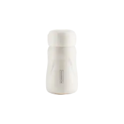 MIQUELRIUS ΘΕΡΜΟΣ ΠΑΓΟΥΡΙ ΑΤΣΑΛΙ 14.5xΦ7cm 260ml BLACK & WHITE ΛΕΥΚΟ