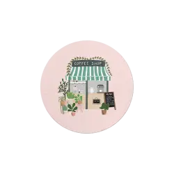 MIQUELRIUS MOUSE PAD ΣΤΡΟΓΓΥΛΟ 200mm COFFEE