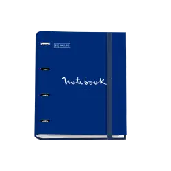 MIQUELRIUS ΝΤΟΣΙΕ ΜΕ ΛΑΣΤΙΧΟ 4 ΚΡΙΚΟΙ 35mm & ΜΠΛΟΚ 100 ΦΥΛΛΩΝ Α4 EMOTIONS ΜΠΛΕ