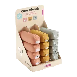 BACK2FUN ΒΙΤΡΙΝΑ ΓΕΜΑΤΗ ΚΑΣΕΤΙΝΑ ΘΗΚΗ ΣΙΛΙΚΟΝΗΣ 21x33.5x21.5cm CUTE ΑΣΣΟΡΤΙ 12  (Το προιόν πωλείται σε μεμονωμένα τεμάχια του εν