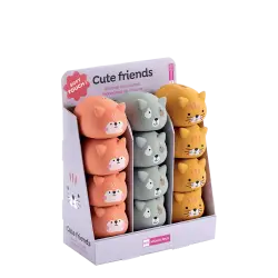 BACK2FUN ΒΙΤΡΙΝΑ ΓΕΜΑΤΗ ΠΟΡΤΟΦΟΛΙ ΓΙΑ ΚΕΡΜΑΤΑ ΣΙΛΙΚΟΝΗΣ 13x15x4.5cm CUTE ΑΣΣ (Το προιόν πωλείται σε μεμονωμένα τεμάχια του ενός)