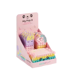 BACK2FUN ΒΙΤΡΙΝΑ ΓΕΜΑΤΗ ΚΑΣΕΤΙΝΑ ΘΗΚΗ 21.5x29.5x37.5cm POP IT 12 ΤΕΜΑΧΙΑ (Το προιόν πωλείται σε μεμονωμένα τεμάχια του ενός)