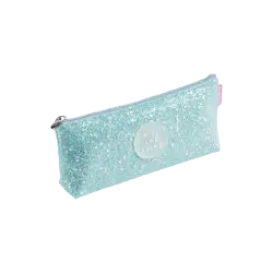 BACK2FUN ΚΑΣΕΤΙΝΑ ΘΗΚΗ 20x8x3.5cm GLITTER ΜΠΛΕ