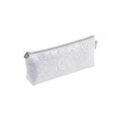 BACK2FUN ΚΑΣΕΤΙΝΑ ΘΗΚΗ 20x8x3.5cm GLITTER ΛΕΥΚΗ