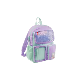 BACK2FUN ΤΣΑΝΤΑ ΠΛΑΤΗΣ 30x40x13cm ΤΥΡΚΟΥΑΖ