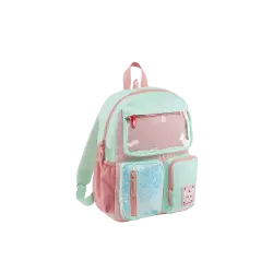 BACK2FUN ΤΣΑΝΤΑ ΠΛΑΤΗΣ 30x40x13cm ΡΟΖ