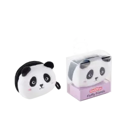 BACK2FUN ΠΟΡΤΟΦΟΛΙ ΓΙΑ ΚΕΡΜΑΤΑ 9.5x9.5x6cm FLUFFY PANDA