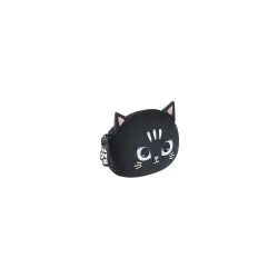 BACK2FUN ΠΟΡΤΟΦΟΛΙ ΓΙΑ ΚΕΡΜΑΤΑ ΣΙΛΙΚΟΝΗΣ 9x7x3.5cm PUPPIES ΓΑΤΑΚΙ