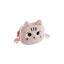 BACK2FUN ΤΣΑΝΤΑKI 17.5x16x3.5cm FLUFFY ΓΑΤΑΚΙ