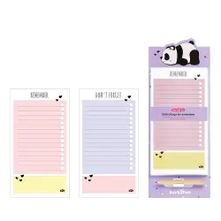 BACK2FUN ΧΑΡΤΙ ΣΗΜΕΙΩΣΕΩΝ ΜΑΓΝ. ΡΙΓΕ ΜΕ ΜΟΛΥΒΙ 60Φ 11x18cm 90gsm