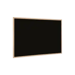 METRON ΠΙΝΑΚΑΣ ΜΑΥΡΟΠΙΝΑΚΑΣ ΠΛΑΙΣΙΟ ΞΥΛΙΝΟ 60x90cm ΜΑΥΡΟΣ