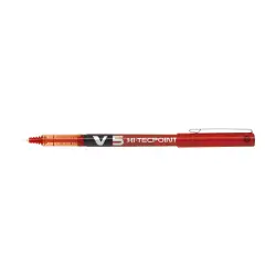 PILOT ΣΤΥΛΟ ΥΓΡΗΣ ΜΕΛΑΝΗΣ V5 HI-TECPOINT 0.5mm ΚΟΚΚΙΝΟ  (Το προιόν πωλείται σε μεμονωμένα τεμάχια του ενός)