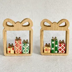 ΞΥΛΙΝΟ STAND ΔΩΡΑ 9X12CM