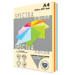 Χαρτόνι Α4 160γρ 125φ 10 χρώματα