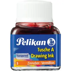PELIKAN ΜΕΛΑΝΗ ΣΙΝΙΚΗ 10ml ΚΟΚΚΙΝΟ