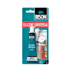 Σιλικόνη Bison Universal Λευκή 60mL